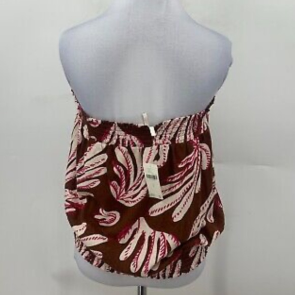 Brand New ANTHROPOLOGIE STRAPLESS SMOCKED BUBBLE TOP - Picture 5 of 9